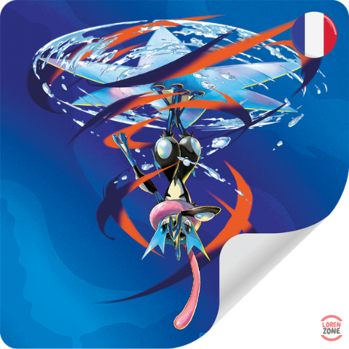 Illustration Méga-Amphinobi EX Pokémon type Eau Héros Transcendants LorenZone