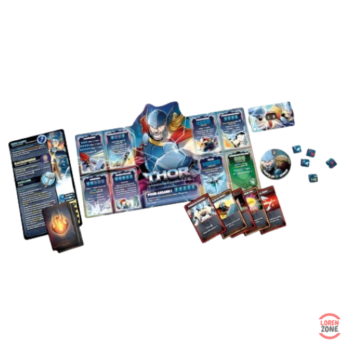 Dice Throne Marvel Avengers Box 1 - dés personnalisés des 4 héros