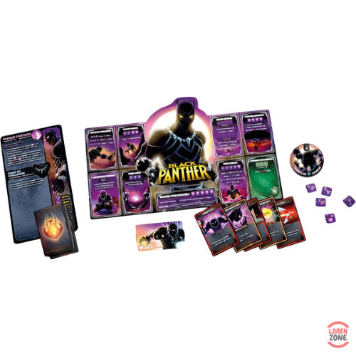 Dice Throne Marvel Avengers Box 2 - cartes uniques de chaque héros Marvel
