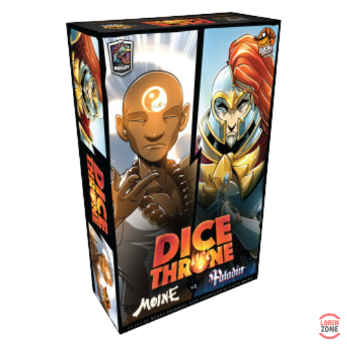 Dice Throne S1 Moine vs Paladin - boîte du jeu de duel asymétrique Lucky Duck Games