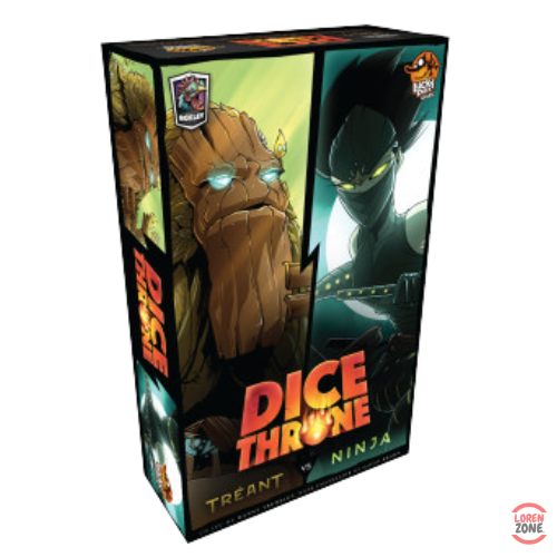 Dice Throne S1 Treant vs Ninja - boîte du jeu de duel asymétrique Lucky Duck Games