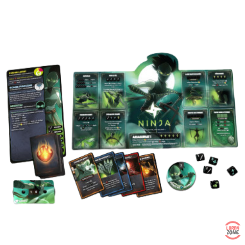 Dice Throne S1 Treant vs Ninja - plateaux personnages et cartes héros