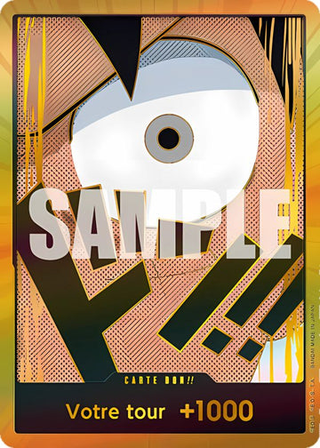 Carte DON!! dorée Monkey D. Luffy V3 - The Best