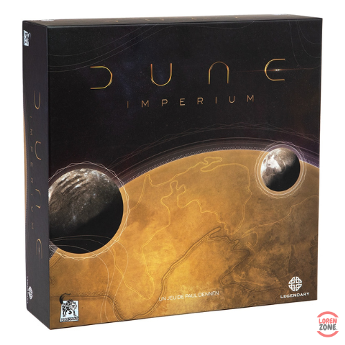 Dune Imperium - boîte du jeu de stratégie deck-building et placement d'ouvriers Lucky Duck Games