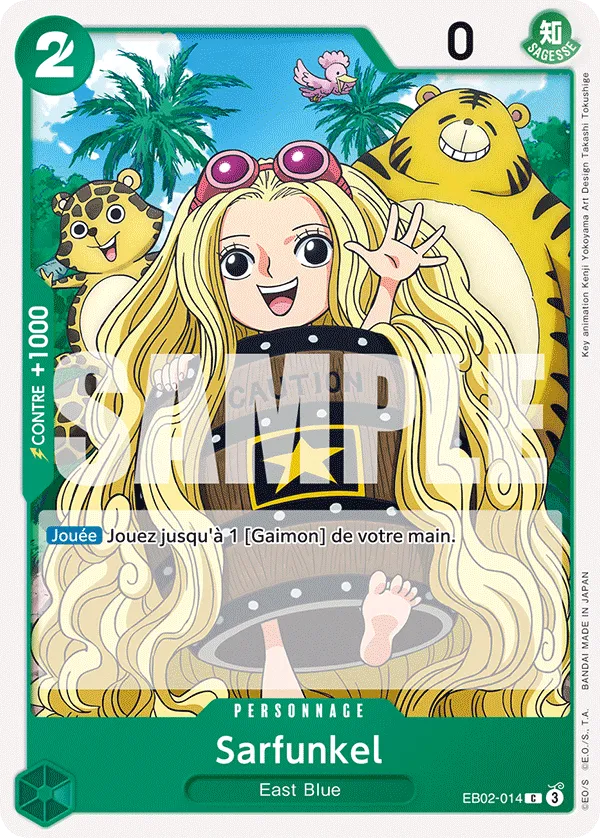 Carte One Piece Sarfunkel - FR EB02-014 C Anime 25th Collection Neuf FR LorenZone