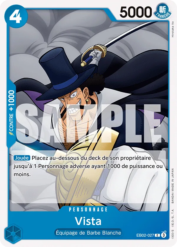 Carte One Piece Vista - FR EB02-027 C Anime 25th Collection Neuf FR LorenZone
