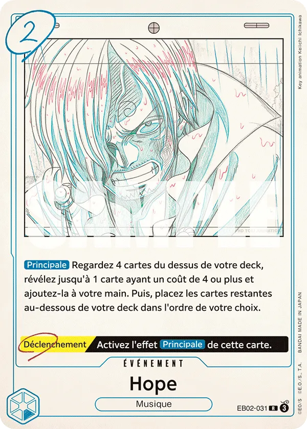Carte One Piece Hope - FR EB02-031 R Anime 25th Collection Neuf FR LorenZone