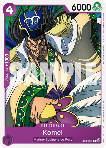 Carte One Piece Komei EB02-034 - Anime 25th Collection