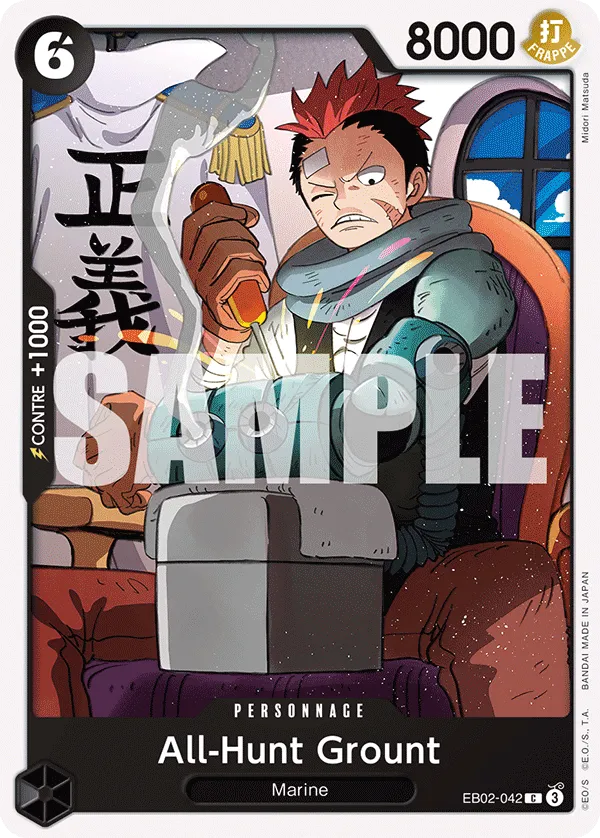 Carte One Piece All-Hunt Grount - FR EB02-042 C Anime 25th Collection Neuf FR LorenZone