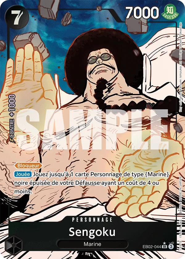 Carte One Piece Sengoku V1 - FR EB02-044 SR Anime 25th Collection Neuf FR LorenZone