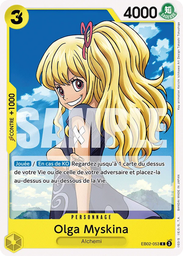 Carte One Piece Olga Myskina EB02-053 - Anime 25th Collection