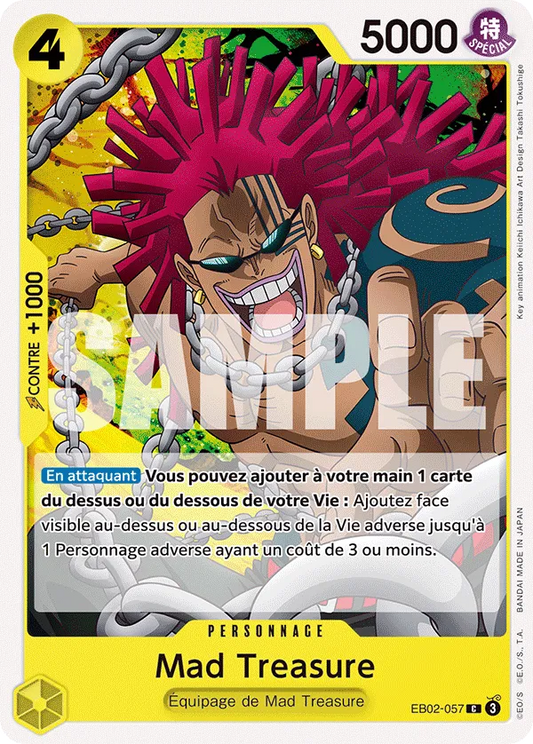Carte One Piece Mad Treasure - FR EB02-057 C Anime 25th Collection Neuf FR LorenZone