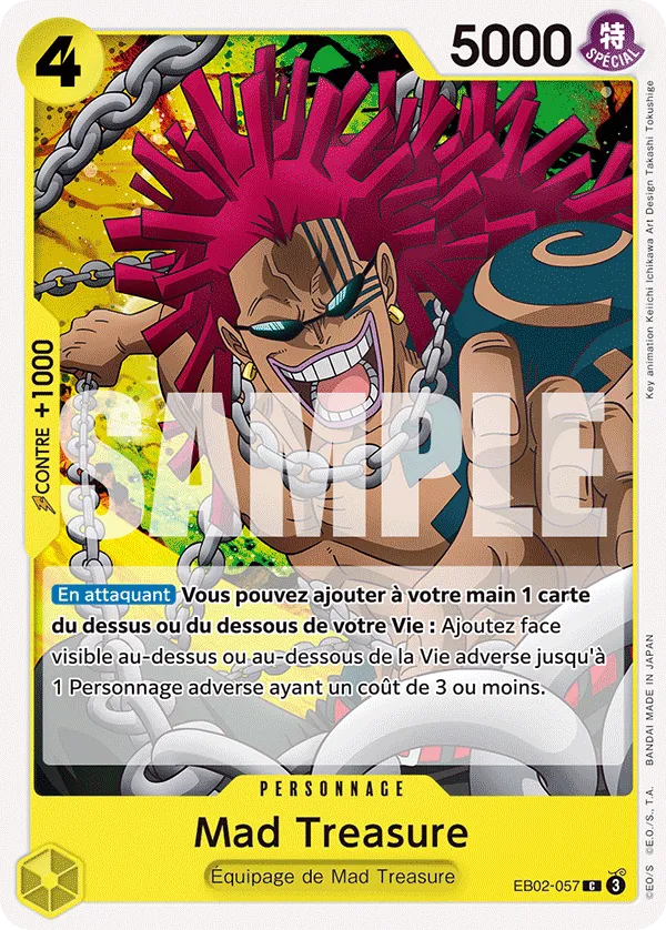 Carte One Piece Mad Treasure - FR EB02-057 C Anime 25th Collection Neuf FR LorenZone