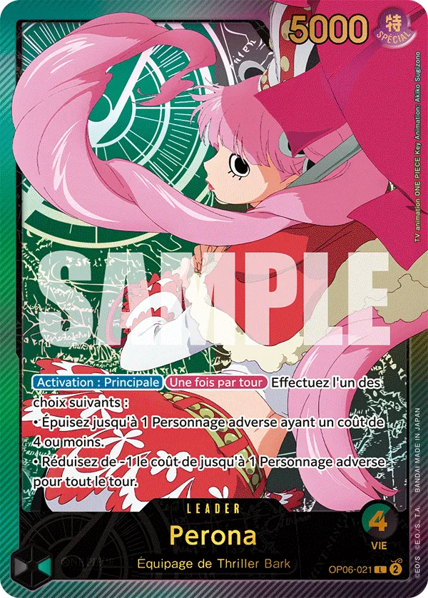 Carte One Piece Perona V2 - FR EB02 - (OP06-021) SP-L-P Anime 25th Collection Neuf FR LorenZone