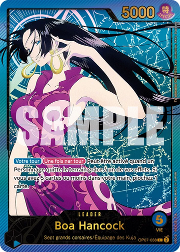 Carte One Piece Boa Hancock OP07-038 - Anime 25th Collection