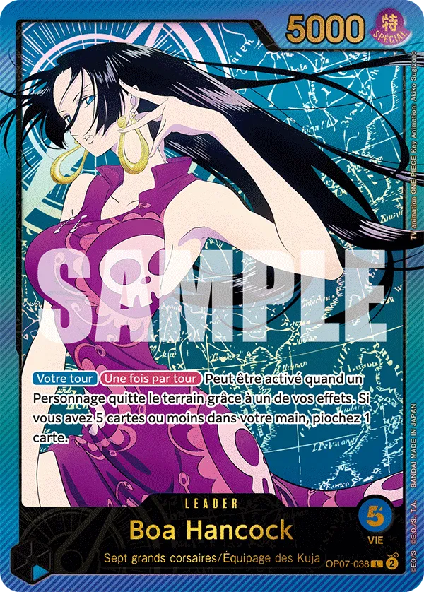 Carte One Piece Boa Hancock V2 - FR EB02 - (OP07-038) SP-L-P Anime 25th Collection Neuf FR LorenZone