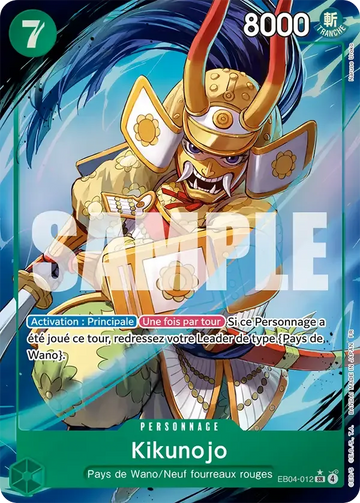 Carte One Piece Kikunojo EB04-012 V2 - Les Sept de la Mer d'Azur
