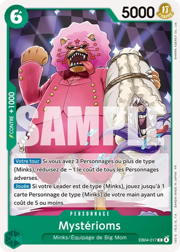Carte One Piece Mystérioms EB04-017 - Les Sept de la Mer d'Azur