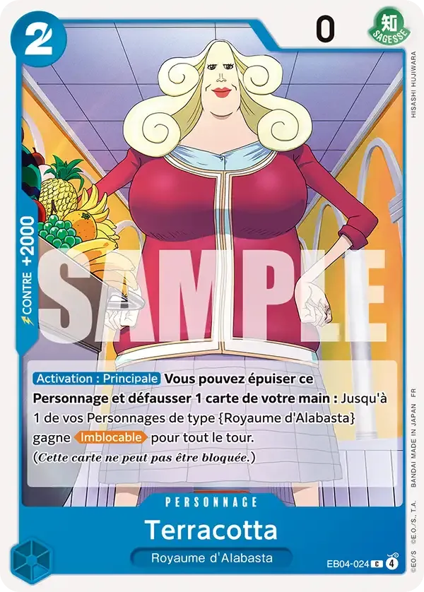 Carte One Piece Terracotta - FR EB04-024 CO Les Sept de la mer d’Azur Neuf FR LorenZone
