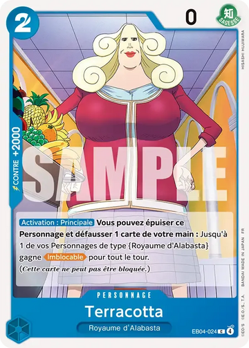 Carte One Piece Terracotta EB04-024 - Les Sept de la Mer d'Azur