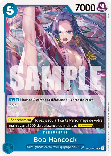 Carte One Piece Boa Hancock EB04-027 - Les Sept de la Mer d'Azur