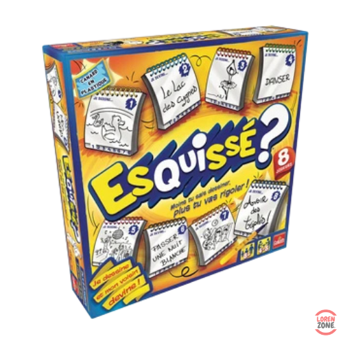 Esquissé ? 8 Joueurs - boîte du jeu d'ambiance Goliath