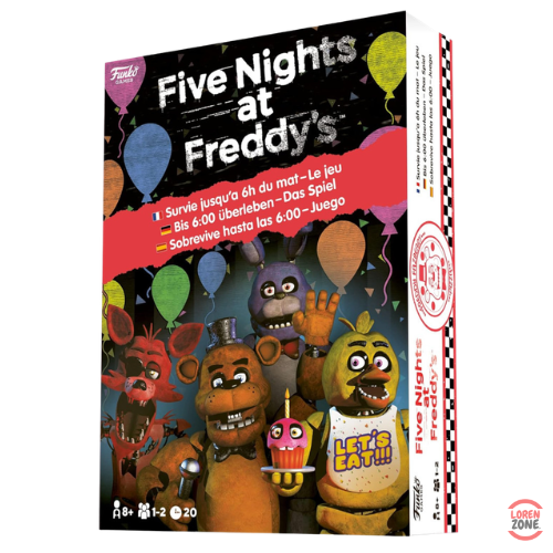 Five Nights at Freddy's Survivre jusqu'à 6h du mat' - boîte du jeu Funko Games