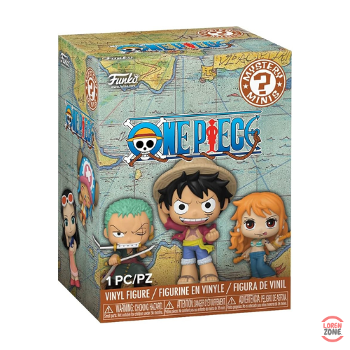 Packaging Funko Mystery Minis One Piece Fish-Man Island Saga blind box 1 PC vitrine officielle