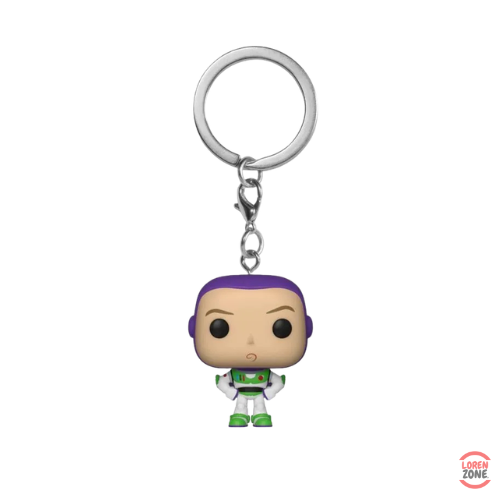 Figurine porte-cles Funko Pocket Pop Buzz Lightyear Space Ranger combinaison blanche verte Toy Story