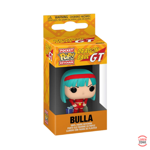 Packaging Funko Pocket Pop Keychain Dragon Ball GT Bulla porte-cles vitrine
