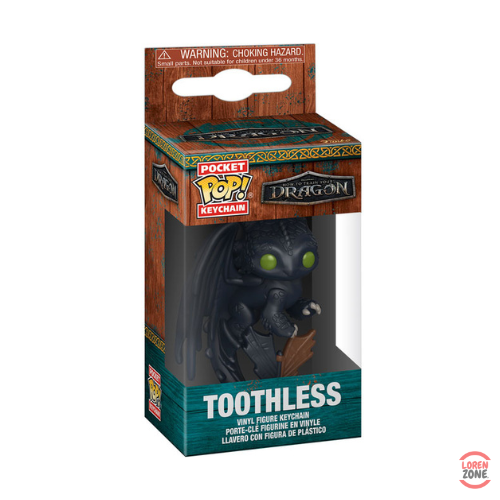 Packaging Funko Pocket Pop Keychain Dragons How to Train Your Dragon Toothless Krokmou porte-cles