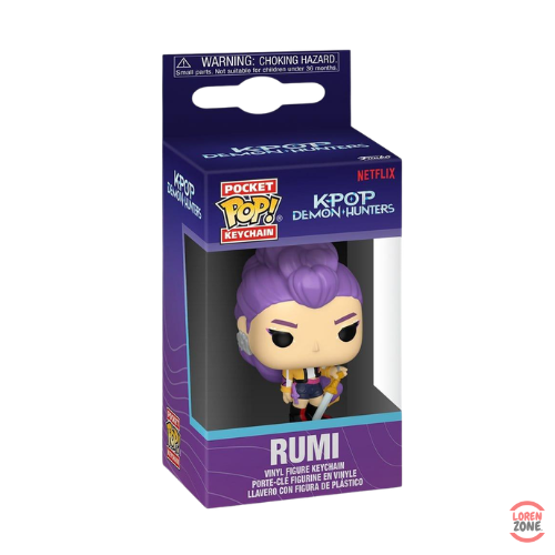 Packaging Funko Pocket Pop Keychain KPop Demon Hunters Netflix Rumi porte-cles