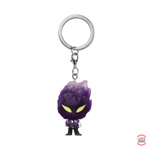 Figurine porte-cles Funko Pocket Pop Kurogiri brume violette yeux jaunes villain My Hero Academia