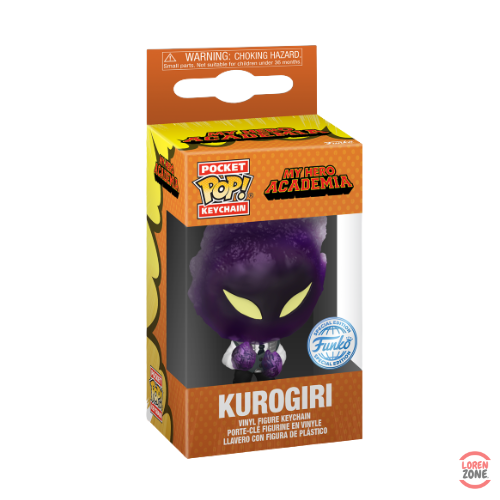 Packaging Funko Pocket Pop Keychain My Hero Academia Kurogiri Special Edition porte-cles villain League of Villains