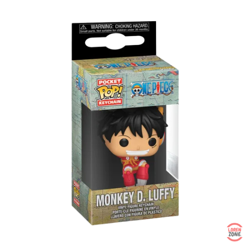 Packaging Funko Pocket Pop Keychain One Piece Monkey D Luffy porte-cles