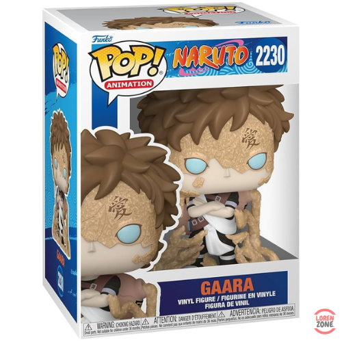 Boite Funko Pop Animation Naruto Gaara numero 2230 avec fenetre vitrine officielle