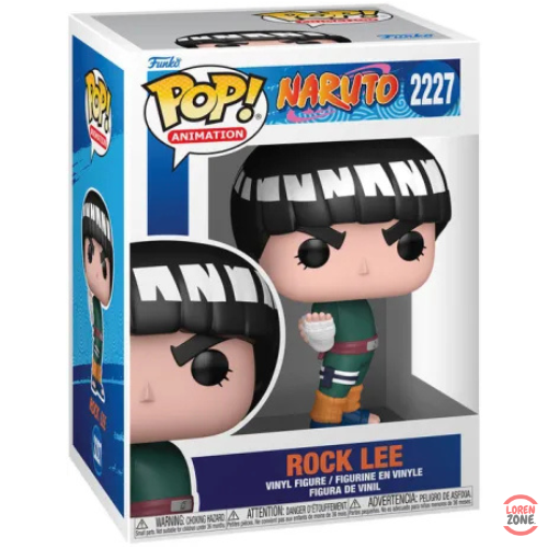 Boite Funko Pop Animation Naruto Rock Lee numero 2227 avec fenetre vitrine officielle