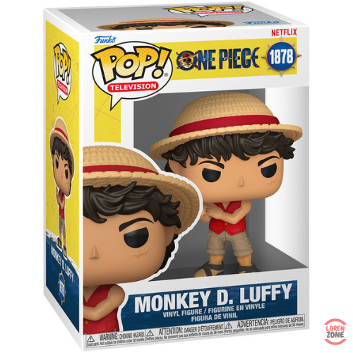 Boite Funko Pop Television One Piece Netflix Live Action Monkey D Luffy numero 1878