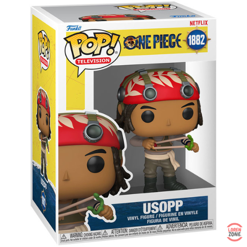 Boite Funko Pop Television One Piece Netflix Live Action Usopp numero 1882