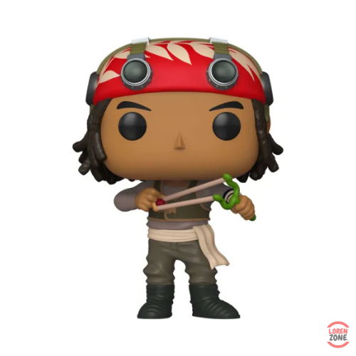 Figurine Funko Pop Usopp 1882 version Netflix Live Action bandana rouge et lance-pierres