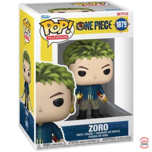 Boite Funko Pop Television One Piece Netflix Live Action Zoro numero 1879