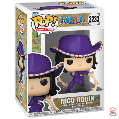 Boite Funko Pop Animation One Piece Nico Robin numero 2233 avec fenetre vitrine officielle
