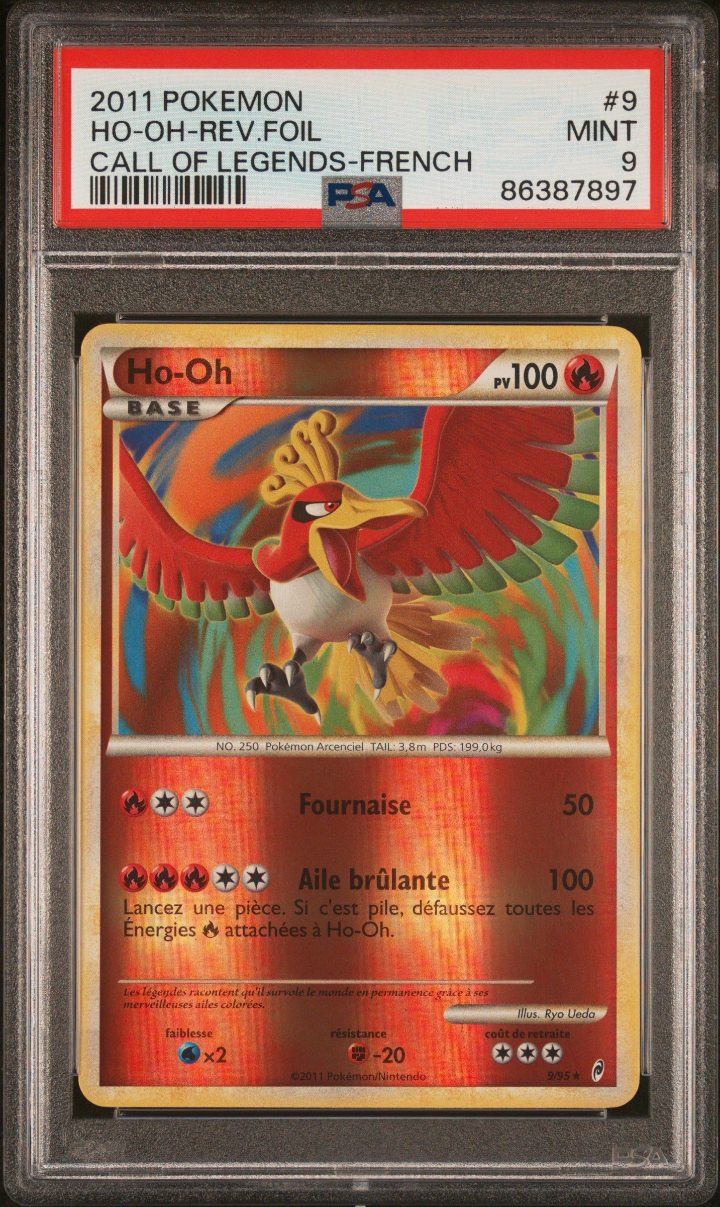 Ho-Oh Rev.Foil 9/95- PSA 9