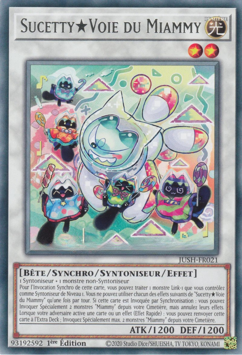 JUSH - FR021 - Sucetty★Voie du Miammy - LorenZone Carte à l'unité | LorenZone