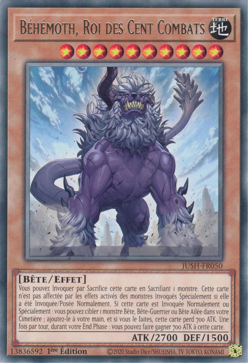 JUSH - FR050 - Béhémoth, Roi des Cent Combats - LorenZone Carte à l'unité | LorenZone