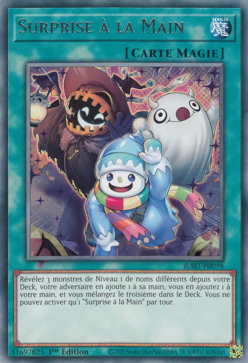 JUSH - FR054 - Surprise à la Main - LorenZone Carte à l'unité | LorenZone