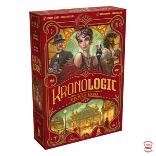 Kronologic Paris 1920 - boîte du jeu de déduction Origames Super Meeple