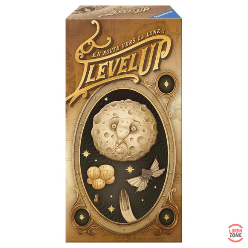 Level Up En Route vers la Lune - boîte du jeu de cartes Ravensburger réédition de Level 8