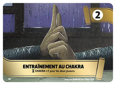 Carte Naruto Mythos ENTRAÎNEMENT AU CHAKRA M10 Mission 1er Chapitre Neuf FR LorenZone