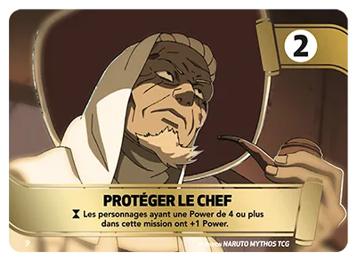 Carte Naruto Mythos PROTÉGER LE CHEF M9 Mission 1er Chapitre Neuf FR LorenZone